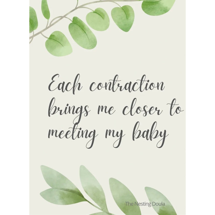 Birth Affirmation Cards