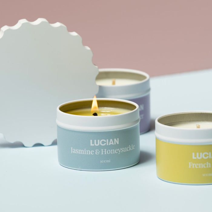 Lucian Tin Candle (10 or 25h burn)