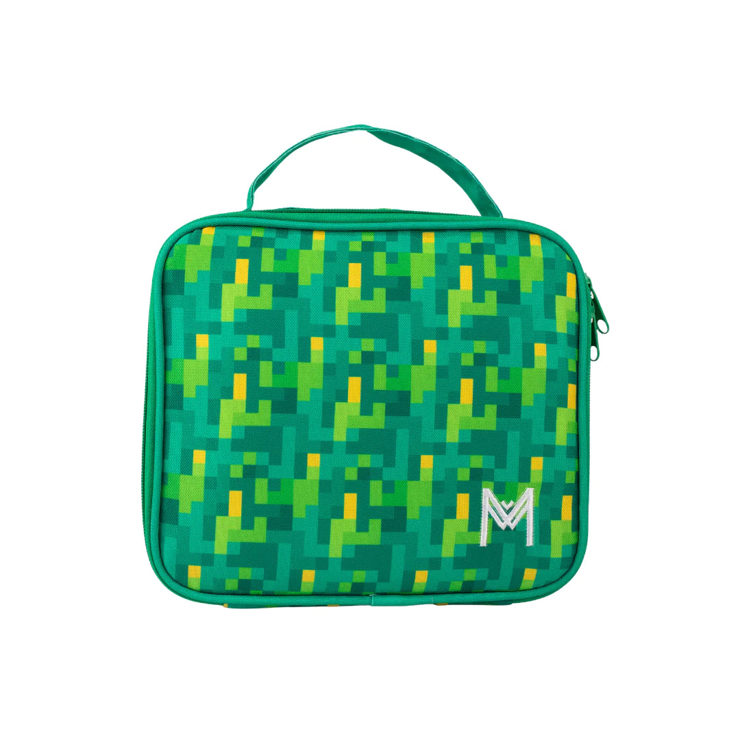 MontiiCo Insulated Lunch Bag - Pixels Medium