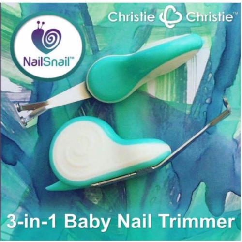 Nail Snail ™ 3-in-1 baby nail trimmer - Bellelis Australia