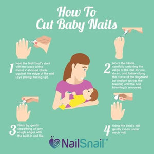 Nail Snail ™ 3-in-1 baby nail trimmer - Bellelis Australia