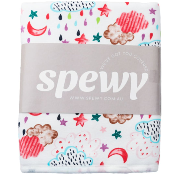 Spewy spill-absorbing change mat/blanket