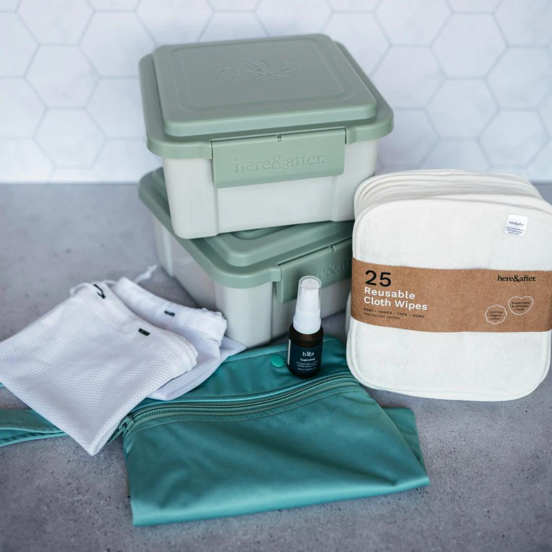 Here & After – Reusable Wipes System