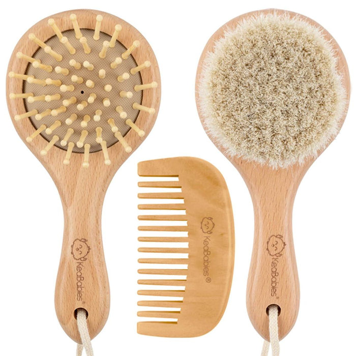 Baby Hair Brush and Comb Set - KeaBabies