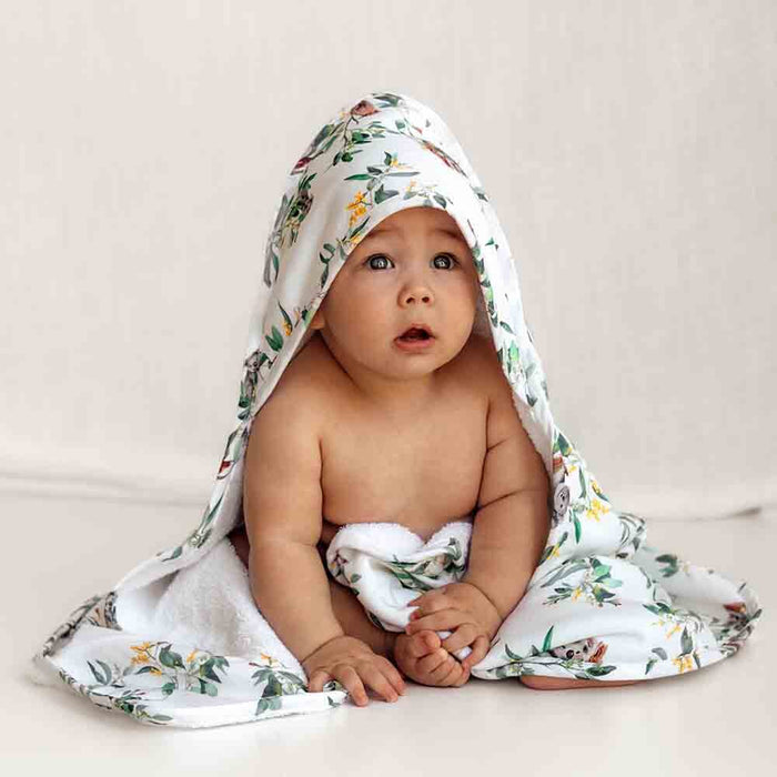 Snuggle Hunny Organic Baby Hooded Towel - various