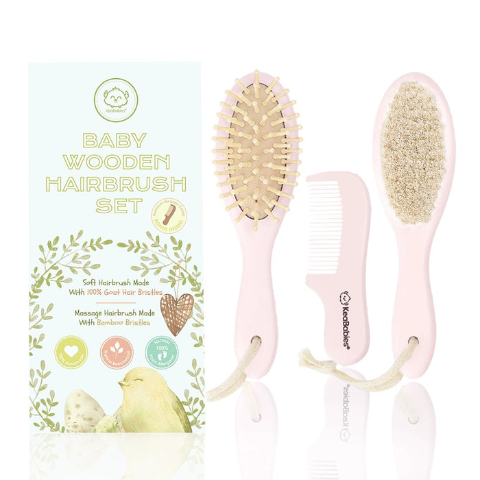 Baby Hair Brush and Comb Set - KeaBabies