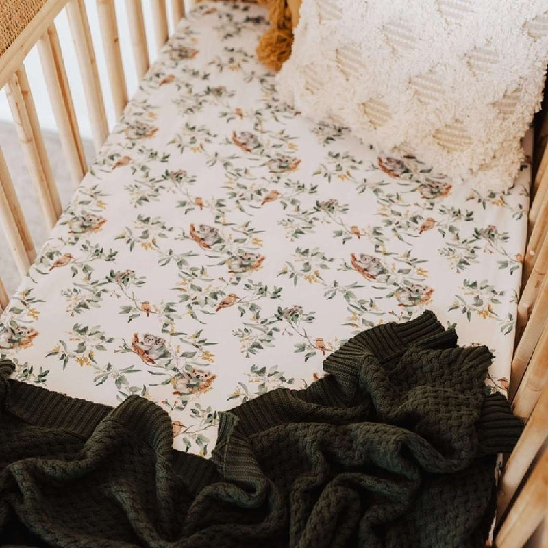 Snuggle Hunny Cot Sheet - Fitted + storage bag
