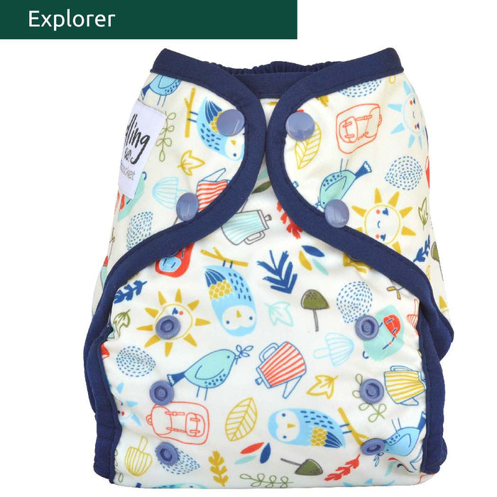 Multi-fit Pocket Cloth Nappy - Seedling Baby