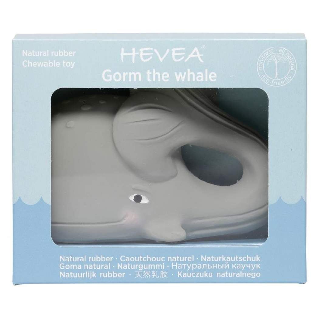 Whale Teether - Natural Rubber - Hevea