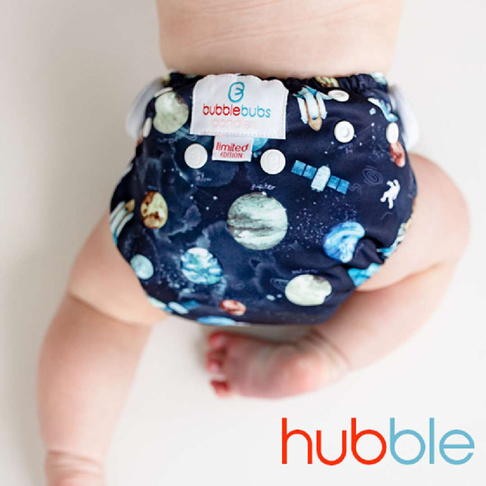 PUL Candie All in Two Complete Cloth Nappies - Bubblebubs