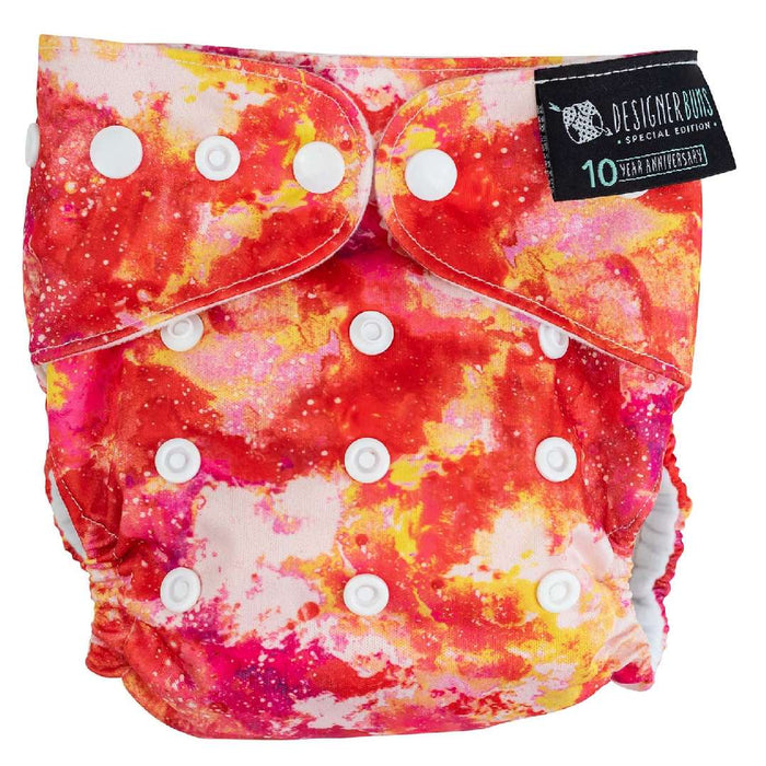 All in 2 (OSFM) cloth nappy - Designer Bums