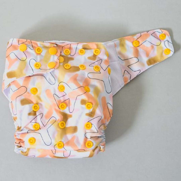 Pocket Cloth Nappy +2x inserts - Monti & Co