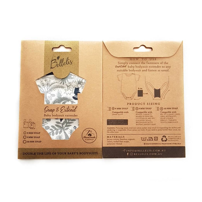 Essential Pack - 2 x Snap & Extend® Bodysuit Extender (assorted button size) - Bellelis Australia