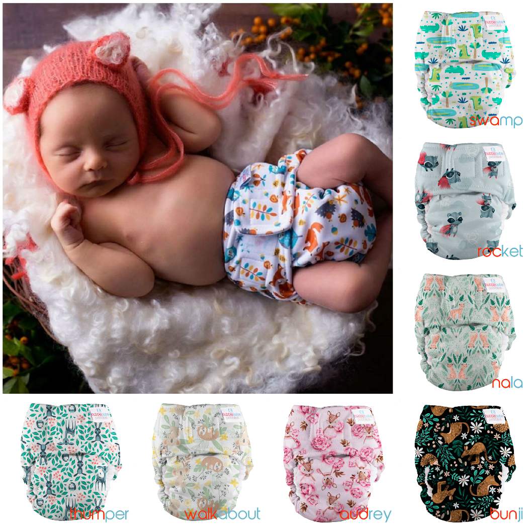 Pebbles Reusable Newborn All in One Cloth Nappy