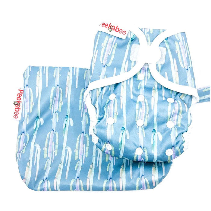 PEEKABOO All In 2 (AI2) cloth nappies - OSFM + small wet bag