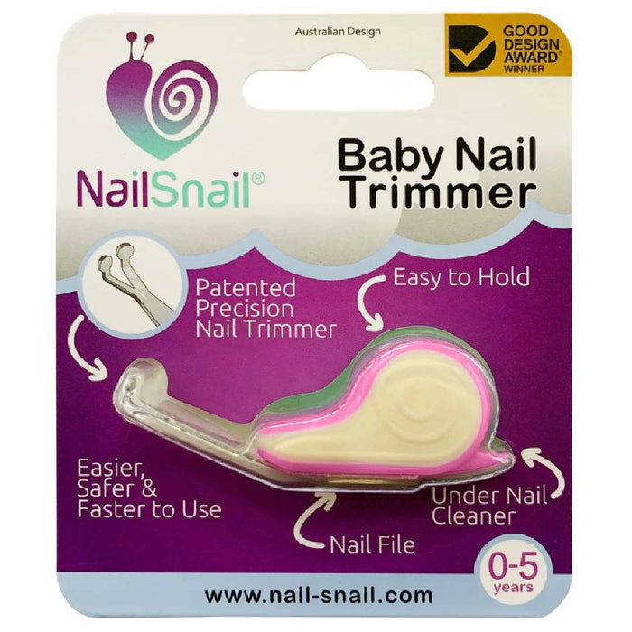 Nail Snail ™ 3-in-1 baby nail trimmer