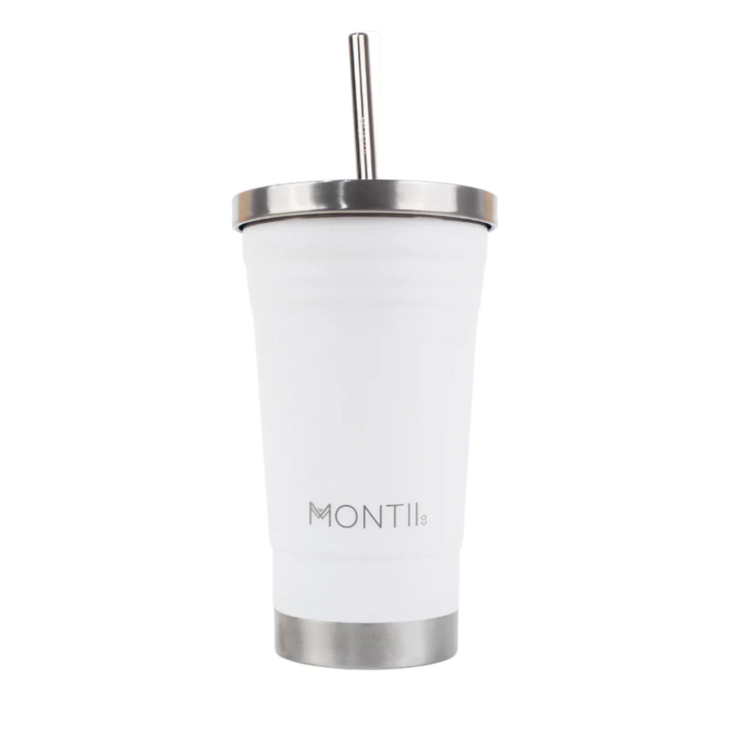 MontiiCo Kids Smoothie Cup  275ml with stainless steel and Silicone s –  AST + CO