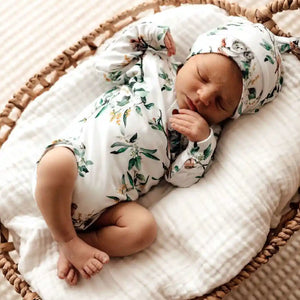 Snuggle Hunny Baby Clothes Bodysuit Long Sleeve - Eucalypt