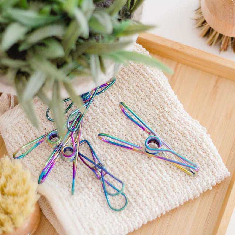 Stainless Steel Infinity Clothes Pegs 20 Pack