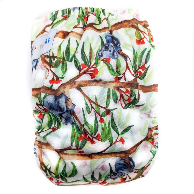 Bare Cub - Teddy Bare- Side Snapping Cloth Nappy