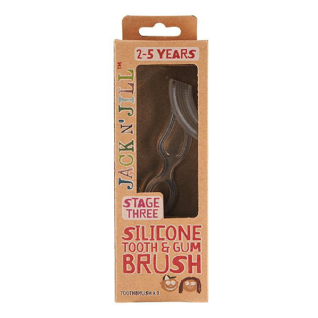 Silicone Tooth & Gum Brush Stage Three (2-5 years) - Jack N' Jill